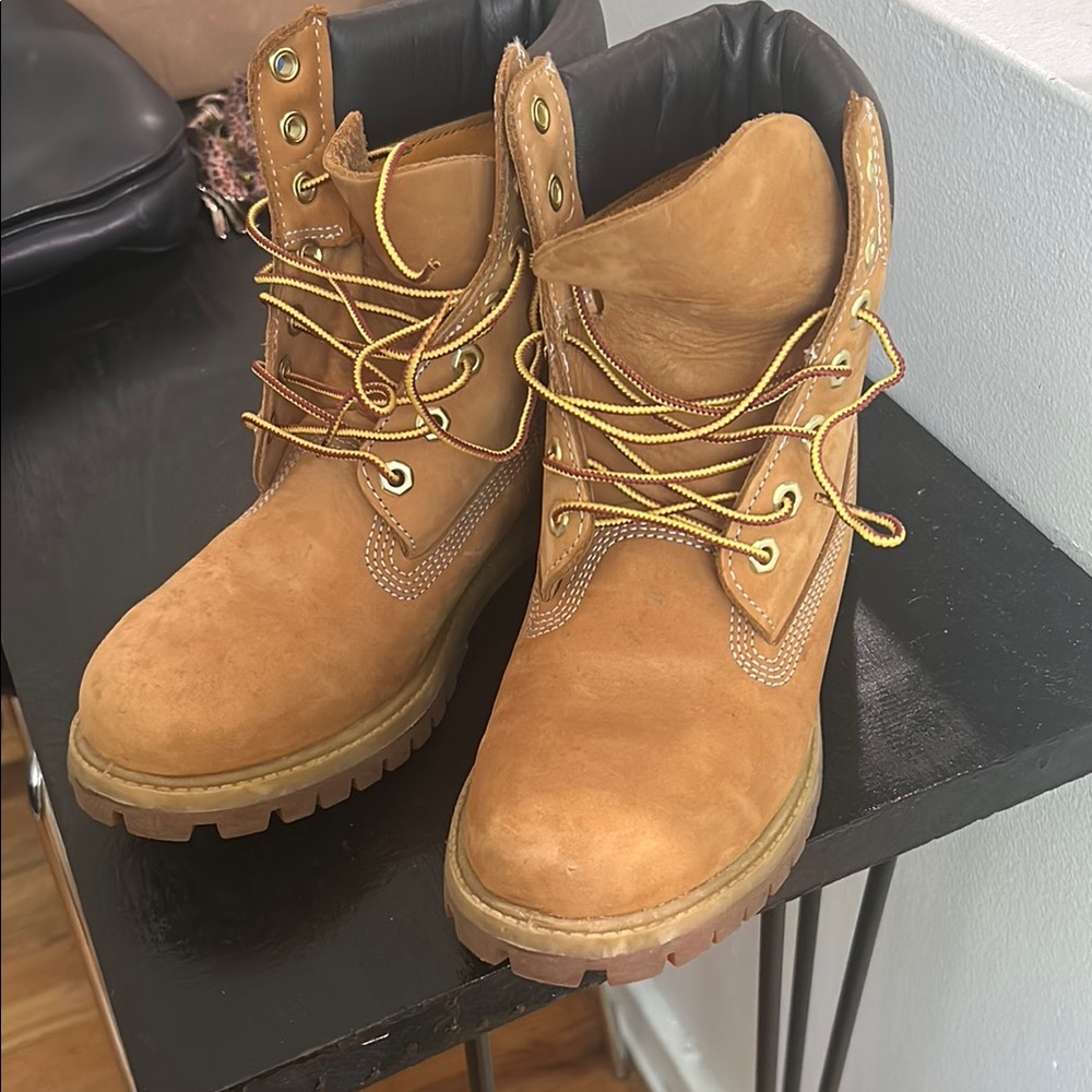 Timberland Men's Tan Leather Boots - Picture 2 of 8